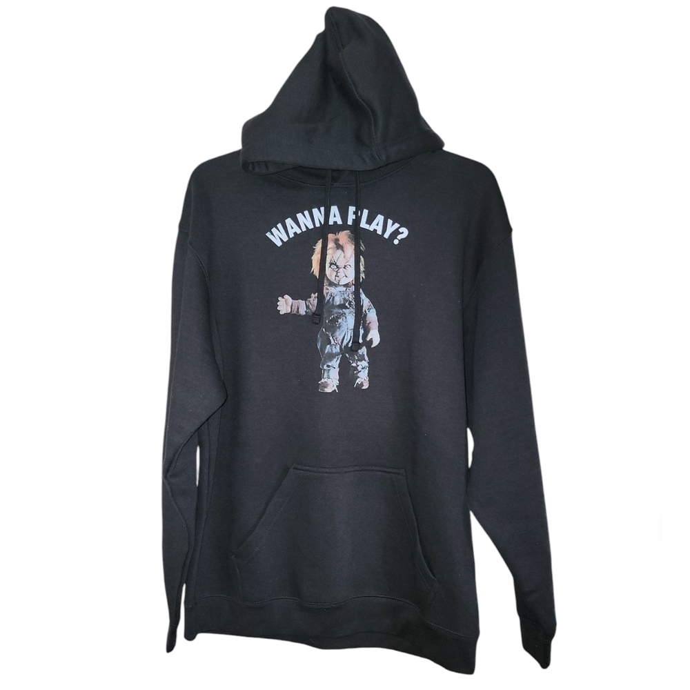 Hybrid Apparel black chucky graphic hoodie New without tags Size Medium
